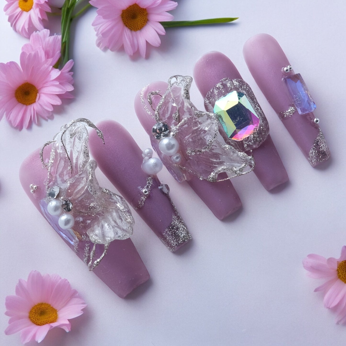 Lilac Pearl Butterfly