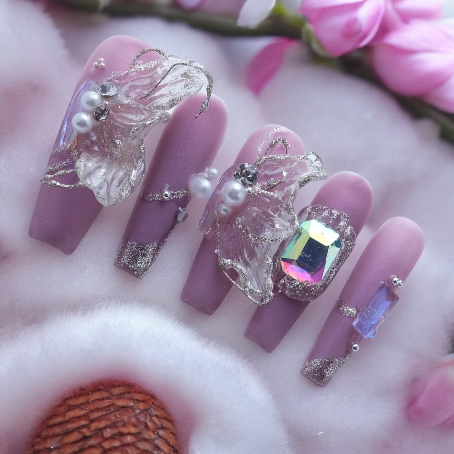 Lilac Pearl Butterfly