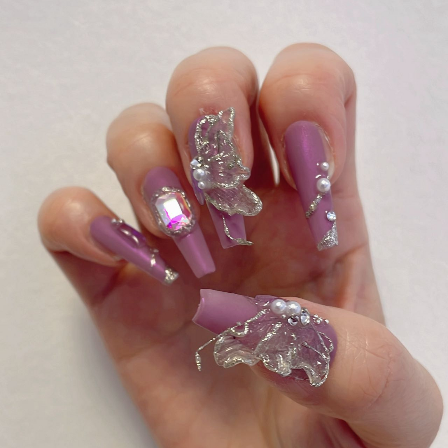 Lilac Pearl Butterfly