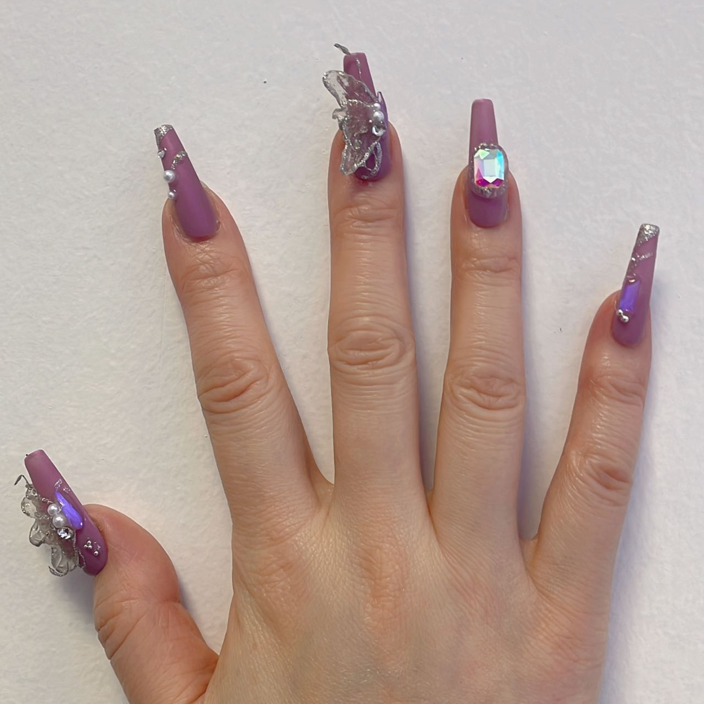 Lilac Pearl Butterfly