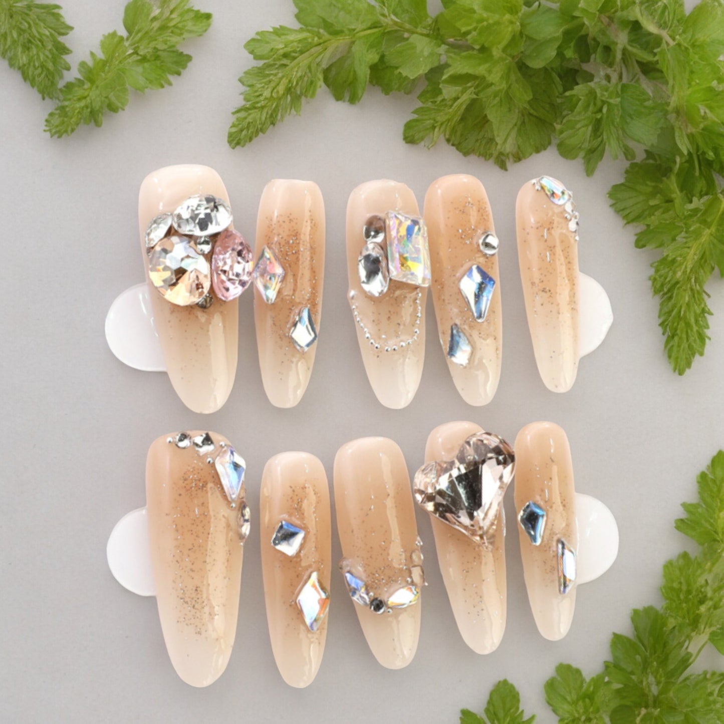 Crystal Heart Nude