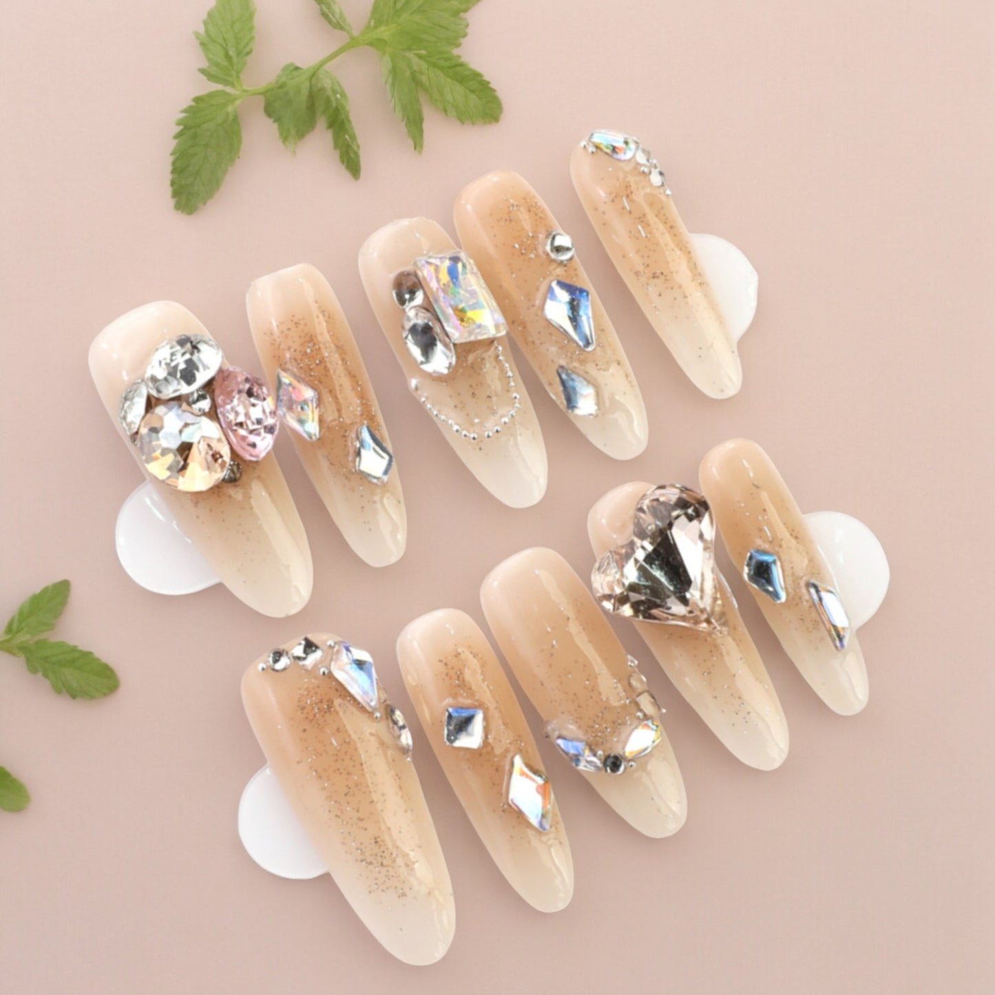 Crystal Heart Nude
