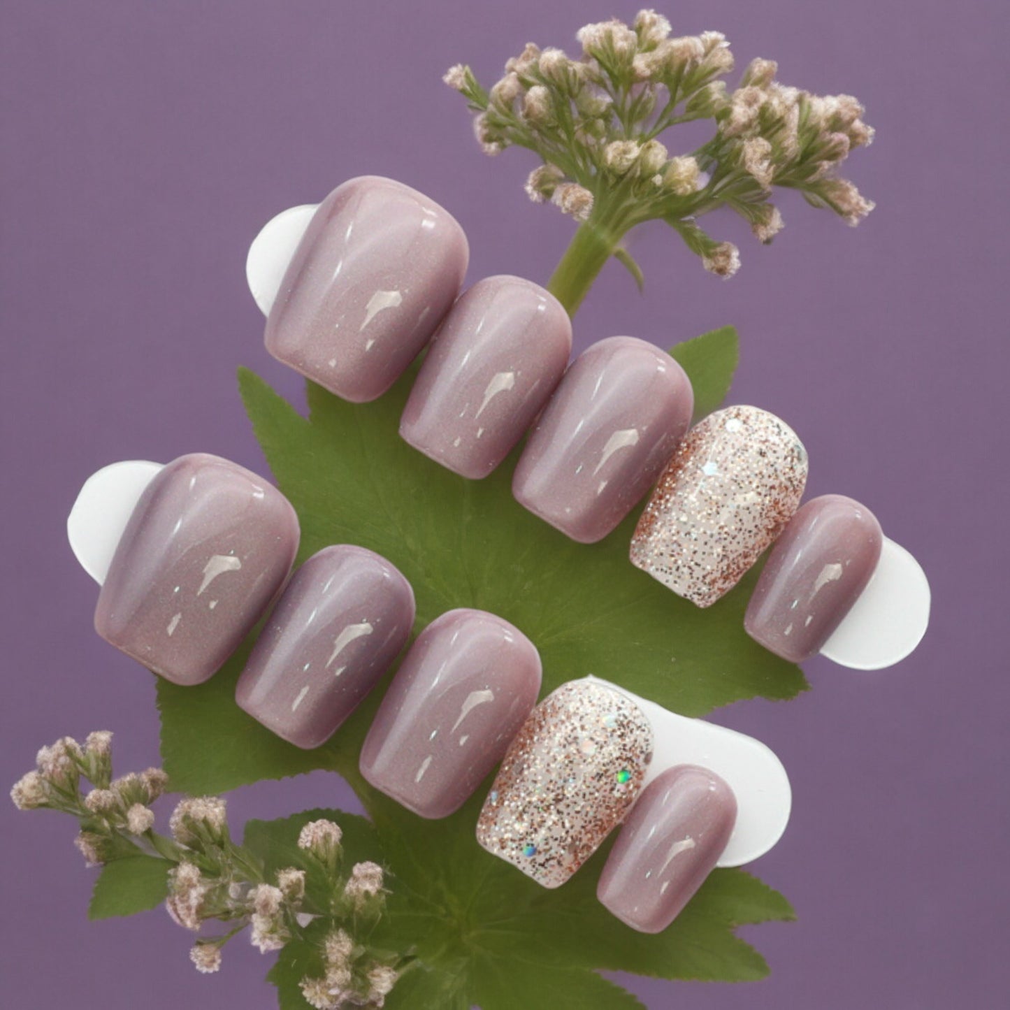 Mauve Sparkle