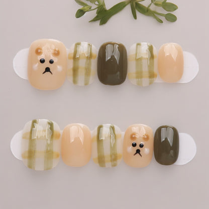 Bearly Nude - Short Square Round